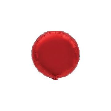 Балон фолио с формата на кръг червен