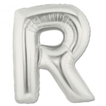 Фолиева буква сребърна ''R'' с височина 103 см