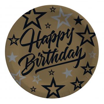 ПАРТИ ЧИНИЯ БАЛОН ЕВИ HAPPY BIRTHDAY ЗВЕЗДИ 23см.