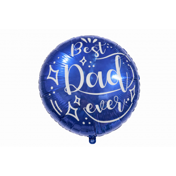 Фолиев балон Best Dad Ever син