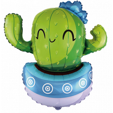 Фолиев балон син кактус