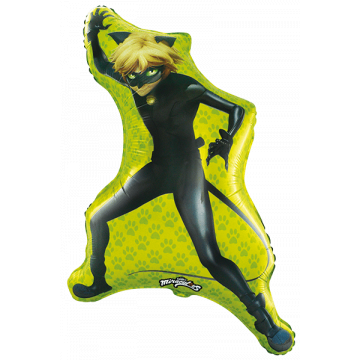 Фолиев балон черния котарак