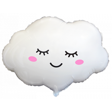 Фолиев балон бял облак