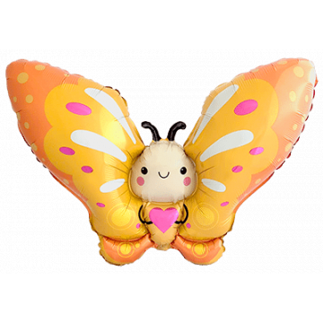 Фолиев балон пеперуда – жълта