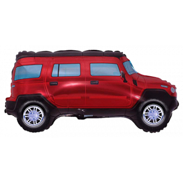 Фолиев балон Four Wheel Driver – червен джип