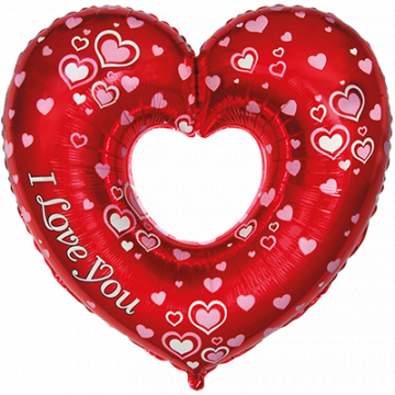 Фолиев балон сърце Groovy Love