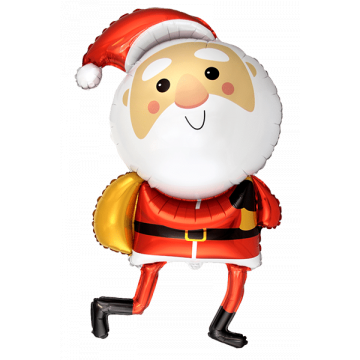 Фолиев балон весел дядо коледа