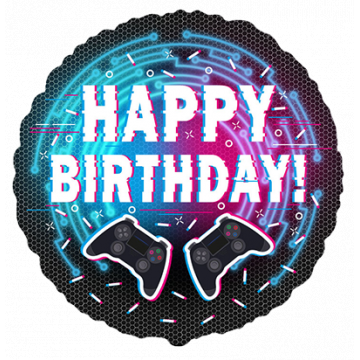 Фолиев балон честит рожден ден геймърски контролер