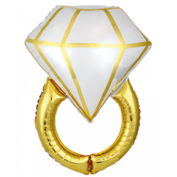 Фолиев балон златен пръстен