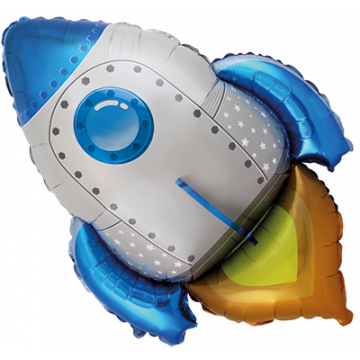 Фолиев балон синя ракета