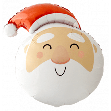 Фолиев балон глава на дядо коледа