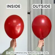 Металик Червено #053 – 13 см (5 инча) – 100 броя – Gemar