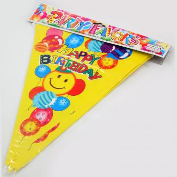 Парти флаг - Happy Birthday - Smile