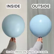 Macaron Baby Blue – 45 см (18 инча) – 10 броя – Kalisan