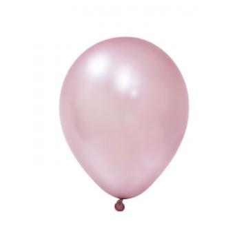 Металик Розово Розе – 26 см (10 инча) – Balonevi