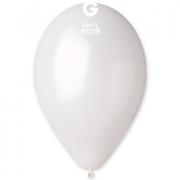 Металик Бяло #029 – 26 см (10 инча) – 100 броя – Gemar
