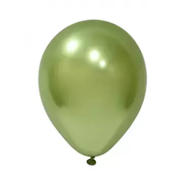 Хром Светло Зелено – 30 см (12 инча) – 50 броя – Balonevi