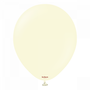 Macaron Pale Yellow – 30 см (12 инча) – 100 броя – Kalisan