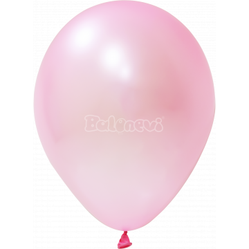 Металик Розово – 30 см (12 инча) – 100 броя – Balonevi
