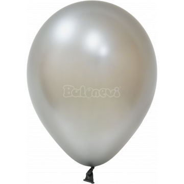 Металик Сребро – 30 см (12 инча) – 100 броя – Balonevi