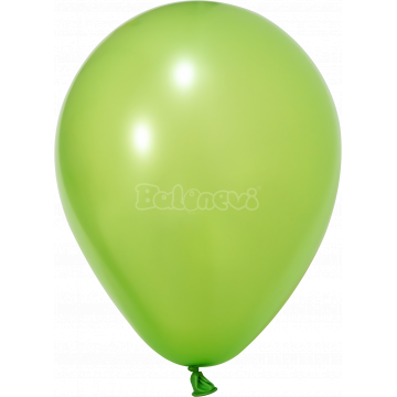 Металик Светло Зелено – 30 см (12 инча) – 100 броя – Balonevi