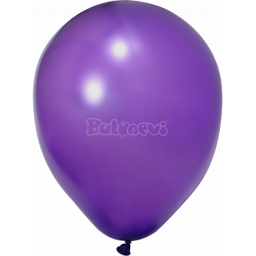 Металик Виолетово – 30 см (12 инча) – 100 броя – Balonevi