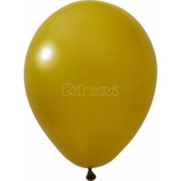 Пастел Горчица – 30 см (12 инча) – 100 броя – Balonevi