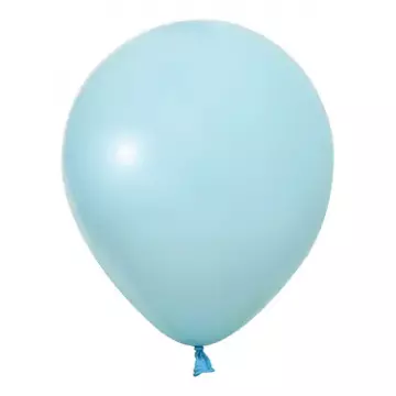 Пастел Макарон Синьо – 45 см (18 инча) – 10 броя – Balonevi