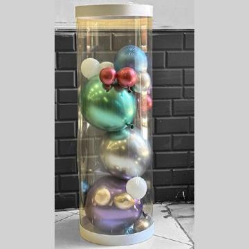 ПРОЗРАЧЕН ЦИЛИНДЪР ЗА БАЛОНИ 76см